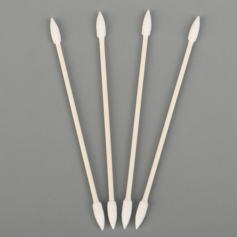 25 Pcs/bag Disposable Cotton Swab Cosmetics Permanent Makeup Health Medical Ear Jewelry Clean Sticks Buds Tip Cotton Head Swab