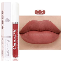 CmaaDu 1 Pcs Matte Lip Gloss Liquid Lipstick- Lip Stains with Long-Lasting Waterproof,  Adult Age Range, Red Tones Easy to Color