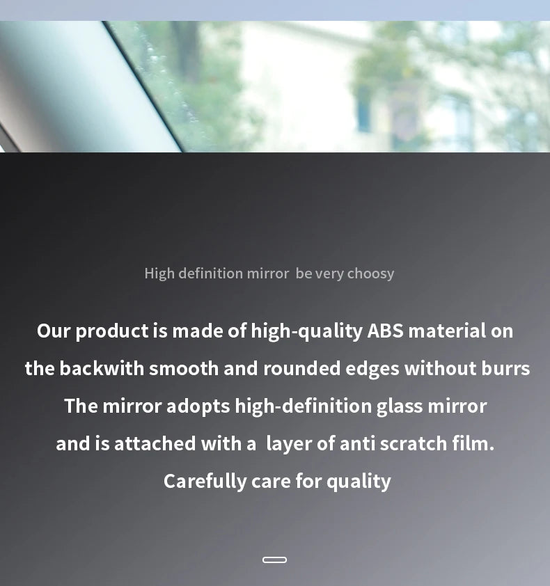 Car Interior Mirrors Sun Visor Plate LED HD Makeup Mirror for Girls Women Rechargeable Fill Light Universal Thin Vanity Mirror