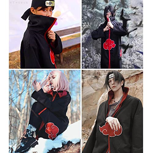 Akatsuki Full Itachi Uchiha Cosplay Costume-2