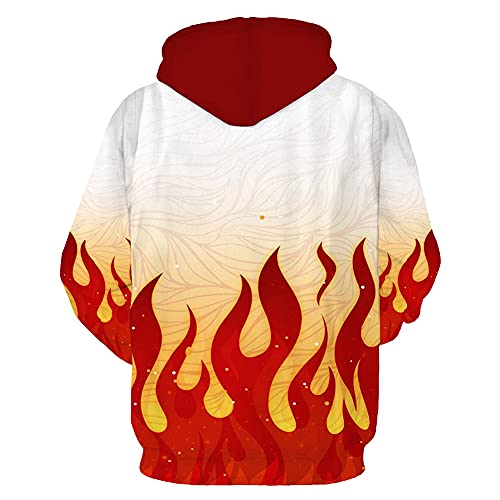 Demon Slayer Rengoku Kyoujurou Cosplay Hoodie-1
