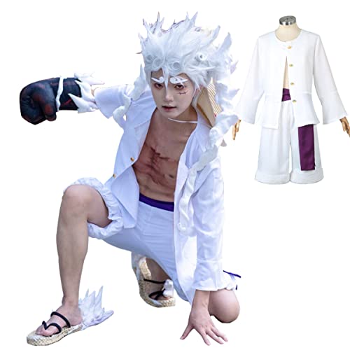 Luffy Nika Style Cosplay Costume-0