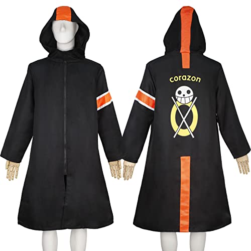 Trafalgar Law Corazon Cosplay Cloak-0